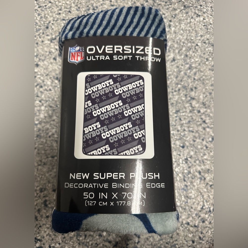 NFL Cowboys Ultra Soft Throw Blanket 50x70